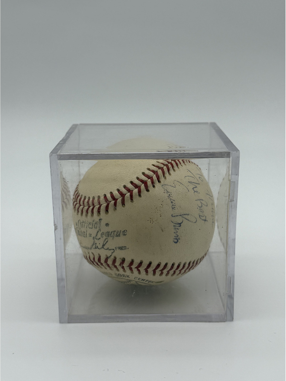 Vintage Spalding Official National League Baseball with Signatures